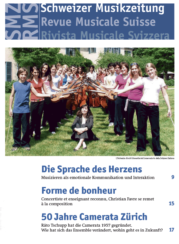 Schweizer Musikzeitung