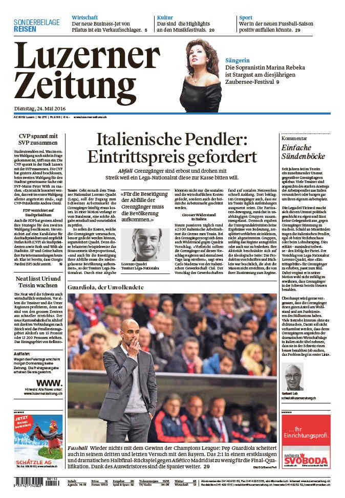 e-paper: Neue Luzerner Zeitung e-paper: Neue Luzerner Zeitung