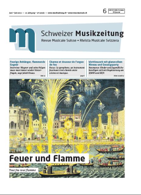 Schweizer Musikzeitung Schweizer Musikzeitung